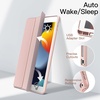 image:imageJETech Case Cover for iPad 9th8th7th Gen 102 Black  Clear Transparent Back Pencil Holder Slim Shockproof Protection TriFold Stand Auto WakeSleepRose Gold