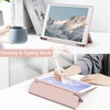 image:imageJETech Case Cover for iPad 9th8th7th Gen 102 Black  Clear Transparent Back Pencil Holder Slim Shockproof Protection TriFold Stand Auto WakeSleepRose Gold