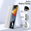 image:imageJETech Case Cover for iPad 9th8th7th Gen 102 Black  Clear Transparent Back Pencil Holder Slim Shockproof Protection TriFold Stand Auto WakeSleepSilver