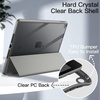 image:imageJETech Case Cover for iPad 9th8th7th Gen 102 Black  Clear Transparent Back Pencil Holder Slim Shockproof Protection TriFold Stand Auto WakeSleepSpace Gray