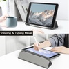 image:imageJETech Case Cover for iPad 9th8th7th Gen 102 Black  Clear Transparent Back Pencil Holder Slim Shockproof Protection TriFold Stand Auto WakeSleepSpace Gray