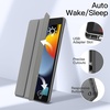 image:imageJETech Case Cover for iPad 9th8th7th Gen 102 Black  Clear Transparent Back Pencil Holder Slim Shockproof Protection TriFold Stand Auto WakeSleepSpace Gray