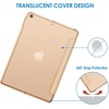 image:imageJETech Case Cover for iPad 9th8th7th Gen 102 Black  Slim Translucent Back Design TriFold Stand Auto WakeSleep Lightweight Shockproof ProtectionBeige