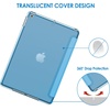 image:imageJETech Case Cover for iPad 9th8th7th Gen 102 Black  Slim Translucent Back Design TriFold Stand Auto WakeSleep Lightweight Shockproof ProtectionBlue