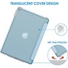image:imageJETech Case Cover for iPad 9th8th7th Gen 102 Black  Slim Translucent Back Design TriFold Stand Auto WakeSleep Lightweight Shockproof ProtectionLight Blue