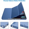 image:imageJETech Case Cover for iPad 9th8th7th Gen 102 Black  Slim Translucent Back Design TriFold Stand Auto WakeSleep Lightweight Shockproof ProtectionNavy