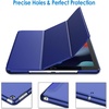 image:imageJETech Case Cover for iPad 9th8th7th Gen 102 Black  Slim Translucent Back Design TriFold Stand Auto WakeSleep Lightweight Shockproof ProtectionNavy Blue