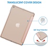 image:imageJETech Case Cover for iPad 9th8th7th Gen 102 Black  Slim Translucent Back Design TriFold Stand Auto WakeSleep Lightweight Shockproof ProtectionRose Gold