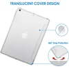 image:imageJETech Case Cover for iPad 9th8th7th Gen 102 Black  Slim Translucent Back Design TriFold Stand Auto WakeSleep Lightweight Shockproof ProtectionSilver