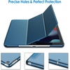 image:imageJETech Case Cover for iPad 9th8th7th Gen 102 Black  Slim Translucent Back Design TriFold Stand Auto WakeSleep Lightweight Shockproof ProtectionTeal