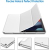 image:imageJETech Case Cover for iPad 9th8th7th Gen 102 Black  Slim Translucent Back Design TriFold Stand Auto WakeSleep Lightweight Shockproof ProtectionWhite