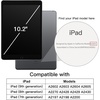image:imageJETech Case Cover for iPad 9th8th7th Gen 102 Black  Soft TPU Protection Pencil Holder TriFold Stand Pencil Charging Support Shockproof Lightweight Design Auto WakeSleepTeal