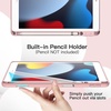 image:imageJETech Case Cover for iPad 9th8th7th Gen 102 Black  Soft TPU Protection Pencil Holder TriFold Stand Pencil Charging Support Shockproof Lightweight Design Auto WakeSleepRose Gold