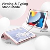 image:imageJETech Case Cover for iPad 9th8th7th Gen 102 Black  Soft TPU Protection Pencil Holder TriFold Stand Pencil Charging Support Shockproof Lightweight Design Auto WakeSleepRose Gold