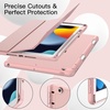 image:imageJETech Case Cover for iPad 9th8th7th Gen 102 Black  Soft TPU Protection Pencil Holder TriFold Stand Pencil Charging Support Shockproof Lightweight Design Auto WakeSleepRose Gold