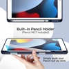 image:imageJETech Case Cover for iPad 9th8th7th Gen 102 Black  Soft TPU Protection Pencil Holder TriFold Stand Pencil Charging Support Shockproof Lightweight Design Auto WakeSleepDeep Navy