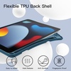 image:imageJETech Case Cover for iPad 9th8th7th Gen 102 Black  Soft TPU Protection Pencil Holder TriFold Stand Pencil Charging Support Shockproof Lightweight Design Auto WakeSleepTeal