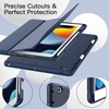 image:imageJETech Case Cover for iPad 9th8th7th Gen 102 Black  Soft TPU Protection Pencil Holder TriFold Stand Pencil Charging Support Shockproof Lightweight Design Auto WakeSleepDeep Navy