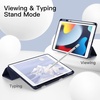 image:imageJETech Case Cover for iPad 9th8th7th Gen 102 Black  Soft TPU Protection Pencil Holder TriFold Stand Pencil Charging Support Shockproof Lightweight Design Auto WakeSleepDeep Navy