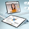image:imageJETech Case Cover for iPad Air 11 M4M3M2 amp iPad Air 5 Black  For iPad Air 11 20262024 amp Air 109 2022 Translucent Back TriFold Stand Auto WakeSleepLight Blue