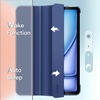 image:imageJETech Case Cover for iPad Air 11 M4M3M2 amp iPad Air 5 Black  For iPad Air 11 20262024 amp Air 109 2022 Translucent Back TriFold Stand Auto WakeSleepNavy