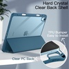 image:imageJETech Case Cover for iPad Air 11 M4M3M2 amp iPad Air 54 109 Black  For iPad Air 11 20262024 amp Air 54 109 20222020 Clear Back Pencil Holder Shockproof TriFold StandBlue