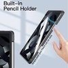 image:imageJETech Case Cover for iPad Air 11 M4M3M2 amp iPad Air 54 109 Black  For iPad Air 11 20262024 amp Air 54 109 20222020 Clear Back Pencil Holder Shockproof TriFold StandDark Grey