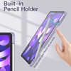 image:imageJETech Case Cover for iPad Air 11 M4M3M2 amp iPad Air 54 109 Black  For iPad Air 11 20262024 amp Air 54 109 20222020 Clear Back Pencil Holder Shockproof TriFold StandPurple