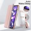 image:imageJETech Case Cover for iPad Air 11 M4M3M2 amp iPad Air 54 109 Black  For iPad Air 11 20262024 amp Air 54 109 20222020 Clear Back Pencil Holder Shockproof TriFold StandRose Gold