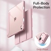 image:imageJETech Case Cover for iPad Air 11 M4M3M2 amp iPad Air 54 109 Black  For iPad Air 11 20262024 amp Air 54 109 20222020 Clear Back Pencil Holder Shockproof TriFold StandPink
