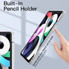 image:imageJETech Case Cover for iPad Air 11 M4M3M2 amp iPad Air 54 109 Black  For iPad Air 11 20262024 amp Air 54 109 20222020 Clear Back Pencil Holder Shockproof TriFold StandSilver