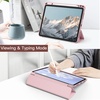 image:imageJETech Case Cover for iPad Air 11 M4M3M2 amp iPad Air 54 109 Black  For iPad Air 11 20262024 amp Air 54 109 20222020 Clear Back Pencil Holder Shockproof TriFold StandPink