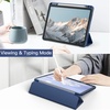 image:imageJETech Case Cover for iPad Air 11 M4M3M2 amp iPad Air 54 109 Black  For iPad Air 11 20262024 amp Air 54 109 20222020 Clear Back Pencil Holder Shockproof TriFold StandNavy