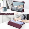 image:imageJETech Case Cover for iPad Air 11 M4M3M2 amp iPad Air 54 109 Black  For iPad Air 11 20262024 amp Air 54 109 20222020 Clear Back Pencil Holder Shockproof TriFold StandWine
