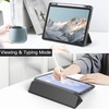 image:imageJETech Case Cover for iPad Air 11 M4M3M2 amp iPad Air 54 109 Black  For iPad Air 11 20262024 amp Air 54 109 20222020 Clear Back Pencil Holder Shockproof TriFold StandDark Grey