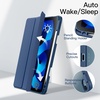 image:imageJETech Case Cover for iPad Air 11 M4M3M2 amp iPad Air 54 109 Black  For iPad Air 11 20262024 amp Air 54 109 20222020 Clear Back Pencil Holder Shockproof TriFold StandNavy