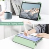 image:imageJETech Case Cover for iPad Air 11 M4M3M2 amp iPad Air 54 109 Black  For iPad Air 11 20262024 amp Air 54 109 20222020 Clear Back Pencil Holder Shockproof TriFold StandGreen