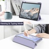 image:imageJETech Case Cover for iPad Air 11 M4M3M2 amp iPad Air 54 109 Black  For iPad Air 11 20262024 amp Air 54 109 20222020 Clear Back Pencil Holder Shockproof TriFold StandPurple