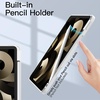 image:imageJETech Case Cover for iPad Air 11 M4M3M2 amp iPad Air 54 109 Black  For iPad Air 11 20262024 amp Air 54 109 20222020 Clear Back Pencil Holder Shockproof TriFold StandWhite