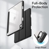 image:imageJETech Case Cover for iPad Air 11 M4M3M2 amp iPad Air 54 109 Black  For iPad Air 11 20262024 amp Air 54 109 20222020 Clear Back Pencil Holder Shockproof TriFold StandBlack