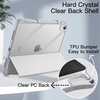 image:imageJETech Case Cover for iPad Air 11 M4M3M2 amp iPad Air 54 109 Black  For iPad Air 11 20262024 amp Air 54 109 20222020 Clear Back Pencil Holder Shockproof TriFold StandSilver