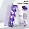 image:imageJETech Case Cover for iPad Air 11 M4M3M2 amp iPad Air 54 109 Black  For iPad Air 11 20262024 amp Air 54 109 20222020 Clear Back Pencil Holder Shockproof TriFold StandLight Purple