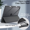 image:imageJETech Case Cover for iPad Air 11 M4M3M2 amp iPad Air 54 109 Black  For iPad Air 11 20262024 amp Air 54 109 20222020 Clear Back Pencil Holder Shockproof TriFold StandDark Grey