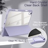 image:imageJETech Case Cover for iPad Air 11 M4M3M2 amp iPad Air 54 109 Black  For iPad Air 11 20262024 amp Air 54 109 20222020 Clear Back Pencil Holder Shockproof TriFold StandPurple