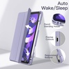 image:imageJETech Case Cover for iPad Air 11 M4M3M2 amp iPad Air 54 109 Black  For iPad Air 11 20262024 amp Air 54 109 20222020 Clear Back Pencil Holder Shockproof TriFold StandPurple