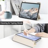 image:imageJETech Case Cover for iPad Air 11 M4M3M2 amp iPad Air 54 109 Black  For iPad Air 11 20262024 amp Air 54 109 20222020 Clear Back Pencil Holder Shockproof TriFold StandStarlight