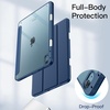 image:imageJETech Case Cover for iPad Air 11 M4M3M2 amp iPad Air 54 109 Black  For iPad Air 11 20262024 amp Air 54 109 20222020 Clear Back Pencil Holder Shockproof TriFold StandNavy