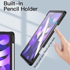 image:imageJETech Case Cover for iPad Air 11 M4M3M2 amp iPad Air 54 109 Black  For iPad Air 11 20262024 amp Air 54 109 20222020 Clear Back Pencil Holder Shockproof TriFold StandBlack