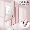 image:imageJETech Case Cover for iPad Air 11 M4M3M2 amp iPad Air 54 109 Black  For iPad Air 11 20262024 amp Air 54 109 20222020 Clear Back Pencil Holder Shockproof TriFold StandRose Gold