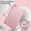 image:imageJETech Case Cover for iPad Air 11 M4M3M2 amp iPad Air 54 109 Black  For iPad Air 11 20262024 amp Air 54 109 20222020 Soft TPU Pencil Holder TriFold Stand Auto WakePink